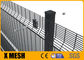Màu đen kim loại 358 Tấm hàng rào chống trèo cho nhà tù