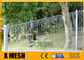 Hàng rào kim loại cong bảo mật cao 2,1m X 2,4m với màu bạc