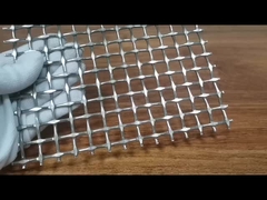 12mm Crimped Woven Wire Mesh 65Mn Thép khai thác màn hình lưới