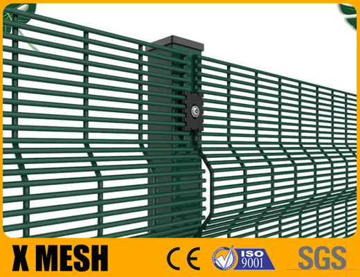 Green bột phủ Clear View hàng rào chống leo 358 với đường kính dây 4mm cho vườn