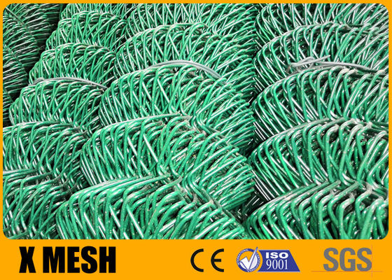 Hàng rào lưới liên kết chuỗi PVC xanh tiết kiệm ASTM F668