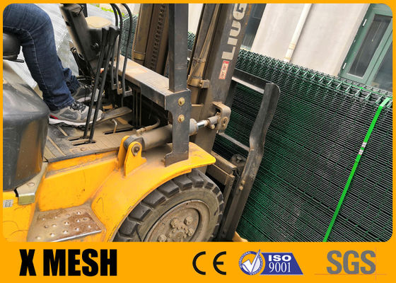 X MESH Hàng rào lưới kim loại 2x3m RAL 6005 Hàng rào lưới kim loại ODM