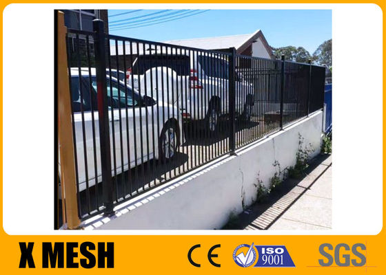 W 96 '' H 72 '' Hàng rào kim loại trang trí cho đường sắt căn cứ quân sự 3