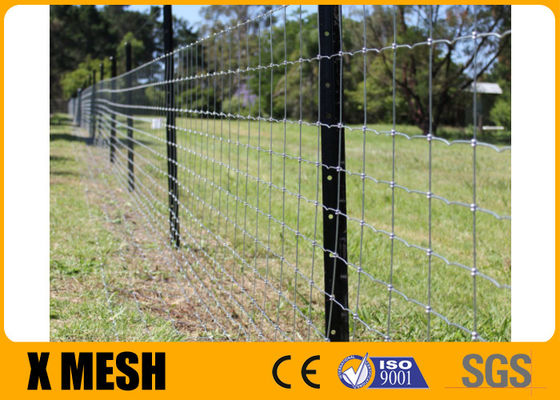 Dây 2.0mm Hàng rào trang trại bằng kim loại ASTM A121 Hàng rào trường liên kết bản lề