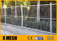 Lưới hàng rào tạm thời tiêu chuẩn Canada Bột tráng 9,5ft X 6ft với đế