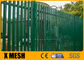 W Phần 68mm Tấm hàng rào bằng sắt rèn màu xanh lá cây Pvc tráng cho nhà máy hóa chất