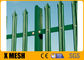 Tấm hàng rào Palisade phủ bột màu xanh lá cây Độ dày nhạt 3mm cho nhà máy nhiệt điện