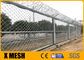 Sân thể thao Hàng rào lưới liên kết chuỗi Hàng rào lưới kim cương dây 4mm