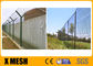 Hàng rào lưới kim loại 50mmx150mm bảo mật cao Màu đen cho các lĩnh vực đường sắt
