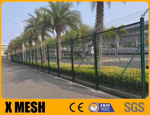 Phòng chắn chống leo lên 358 Phòng chắn chống cắt tấm lưới dây rõ ràng với chiều rộng 2m để bảo vệ đường