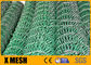 Cuộn hàng rào liên kết chuỗi phủ Vinyl màu xanh lá cây ASTM F668