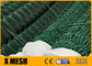 Hàng rào lưới liên kết chuỗi PVC xanh tiết kiệm ASTM F668