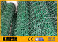 Hàng rào lưới liên kết chuỗi Vinyl màu xanh lá cây 50 chân ASTM F668