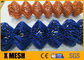 Màu xanh da trời Vinyl 11 Hàng rào liên kết chuỗi ASTM F668 PVC tráng
