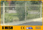Hàng rào bảo mật bằng kim loại tráng kẽm 96 '' Hàng rào bằng thép rèn