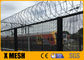 Nhà tù 8Ga Hàng rào sơn tĩnh điện màu đen EN 10223 Bảo mật cao