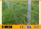 Hàng rào trường mạ kẽm bản lề với lưới thép 1,8m ASTM A121